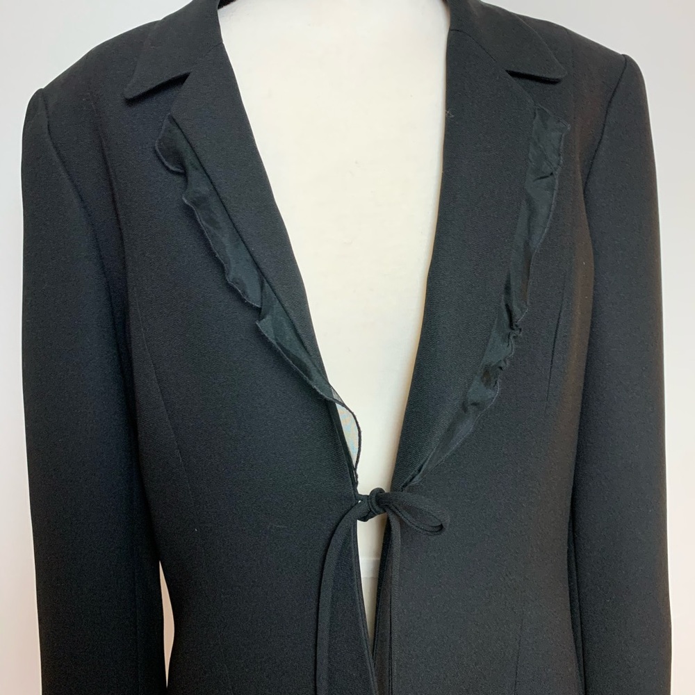 Tahari Black Cocktail Blazer Size 14